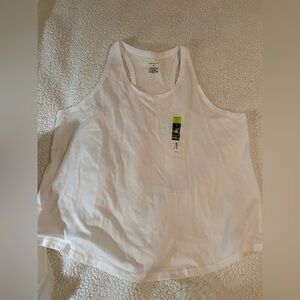 Kohl's Essential Gear White Racerback Tank size 2x NWT